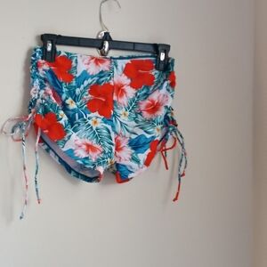 Unbranded Swimsuit Bottom Women L Tropical Floral Beach Vacation Pool Resort